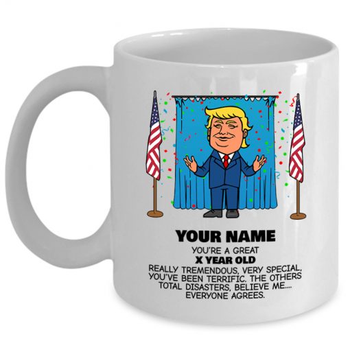 Trump Everyone Agrees BDay-Confetti_11 oz Mug-white2